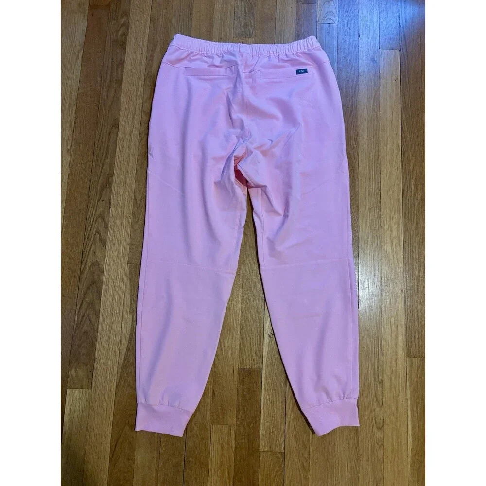 NWT Men’s Figs Scrubs Fight Club Pink Tansen Jogger Scrub Pants Breast Cancer M